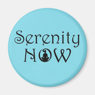Íman Serenity Now Magnet - Presentes Exclusivos de Yoga