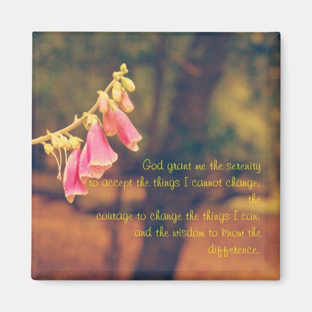 Íman Serenity Prayer (Frente)