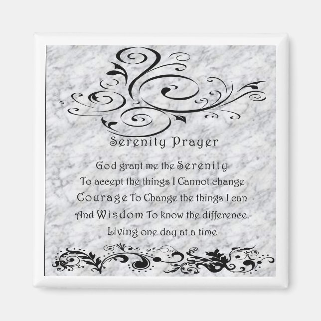 Íman Serenity Prayer (Frente)
