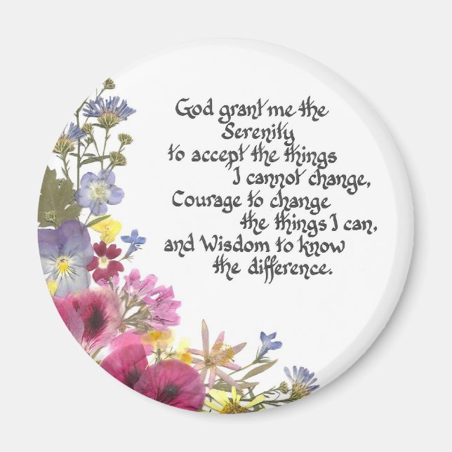 Íman Serenity Prayer (Frente)