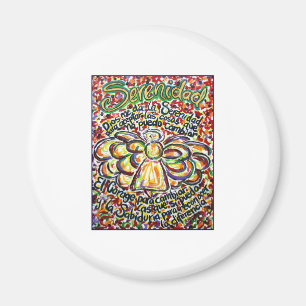 Íman Serenity Prayer Angel (Texto Espanhol)