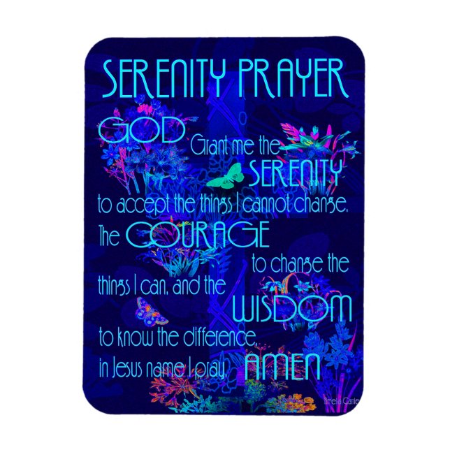 Íman Serenity Prayer Magnet (Vertical)