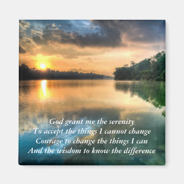 Íman Serenity Prayer Scennet (Frente)