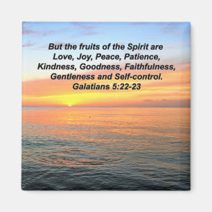 ÍMAN SERENITY SUNRISE GALATIANS 5 FRUTA DO ESPÍRITO