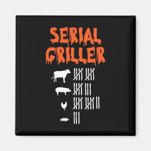 Íman Serial Griller Lazy Halloween Figurume Engraçado C