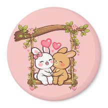 Série Bunny Love — Arte de Coelho Romântico Fofo