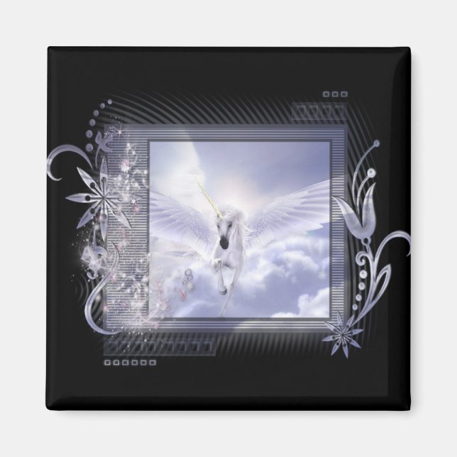 Íman Série Dazzling Flying Unicorn (Frente)