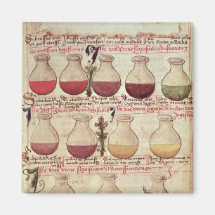 Íman Série de flagons para a análise de urina