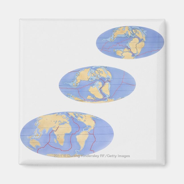 Íman Série de Ilustrações da Terra (Frente)