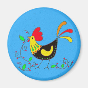 Íman Série dos símbolos de Pysanky: Galo