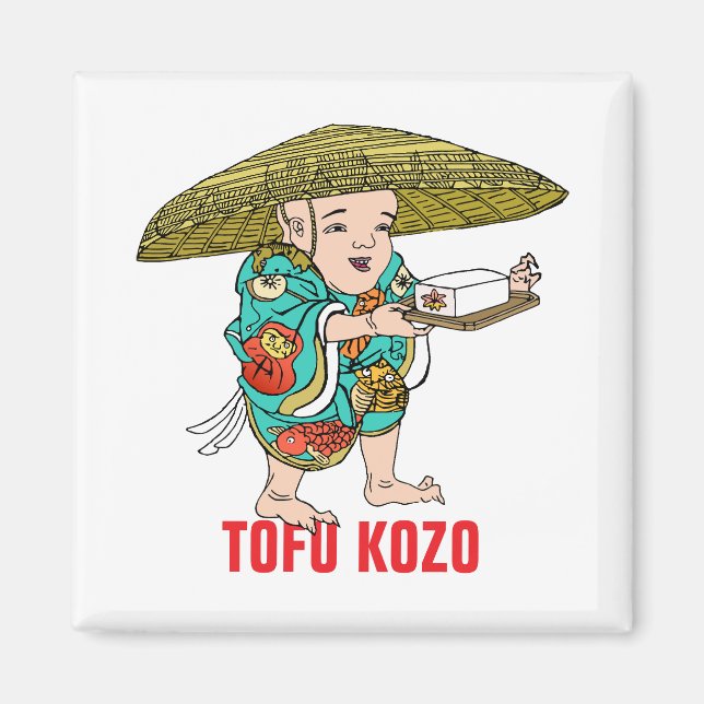 Íman Série Yokai: Tofu Kozo (Frente)