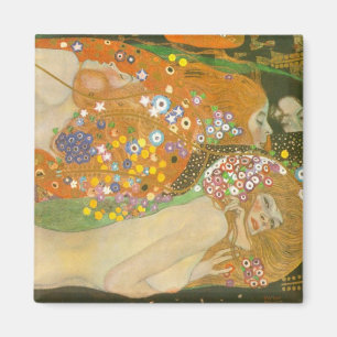 Íman Serpentes Aquáticas II de Gustav Klimt, Art Nouvea