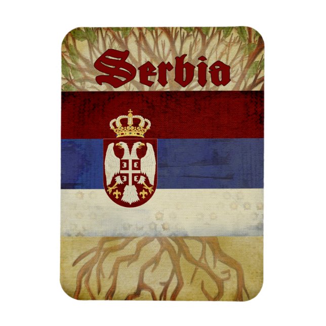 Íman Sérvia Souvenir Magnet (Vertical)