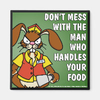 Serviço de Comida Bunny Zangado