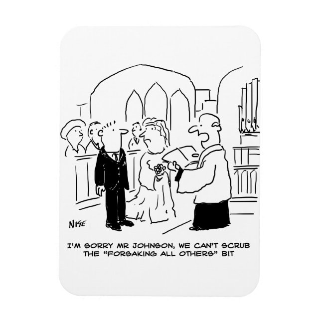 Íman Serviço de Igreja de Casamento Vigário Não Pode Ra (Vertical)