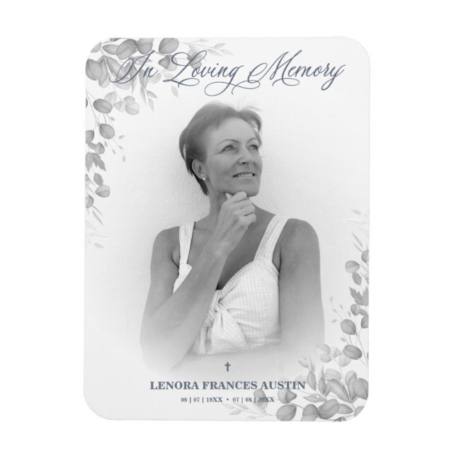 Íman Serviço de Lembrança de Fotos Caros em Branco Pret (Vertical)