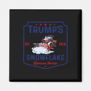 Íman Serviço de Remoção do Floco de Neve de Trump Funny