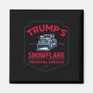 Íman Serviço de Remoção do Floco de Neve de Trump Funny