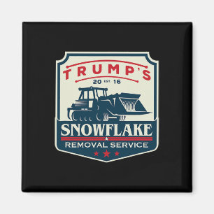 Íman Serviço de Rmoval Snowflake de Trump Funny Donald