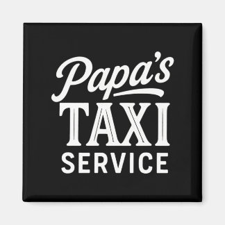 Íman Serviço de Táxi do Papai - Trabalho de Motorista d