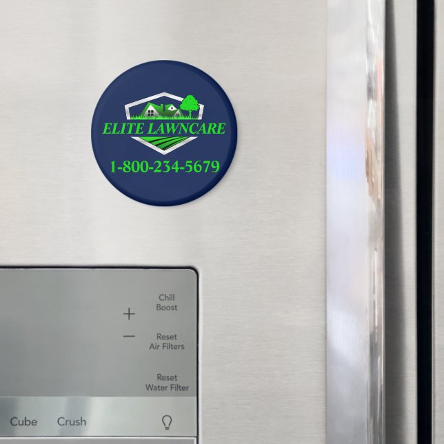 Íman Serviço Profissional de Cuidado com o Gramado Azul (In Situ (Fridge))