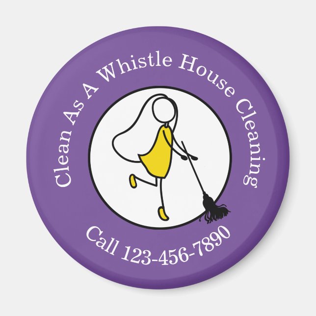 Íman Serviços de Limpeza de Magnetos Comerciais Persona (Frente)