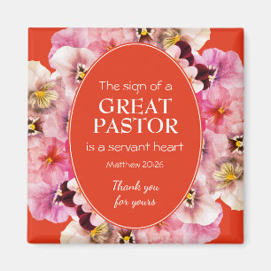 Íman SERVIDOR DE APRECIAÇÃO DE PASTOR Orange Floral