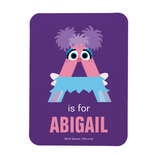 Íman Sesame Street | A é de Abby (Vertical)
