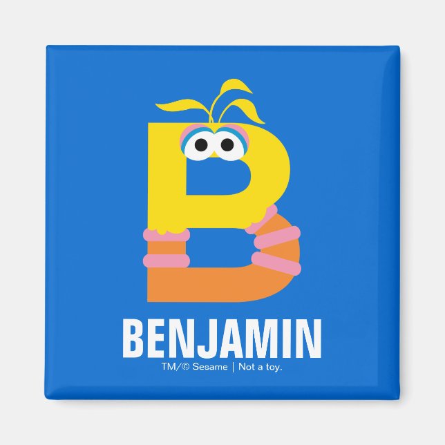 Íman Sesame Street | B é de Big Bird (Frente)