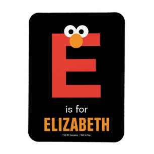 Íman Sesame Street E é de Elmo