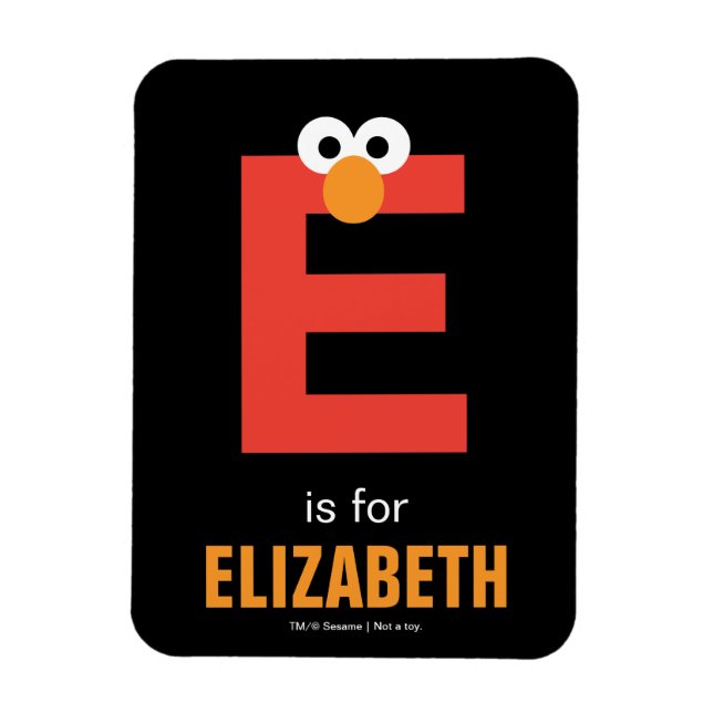 Íman Sesame Street | E é de Elmo (Vertical)