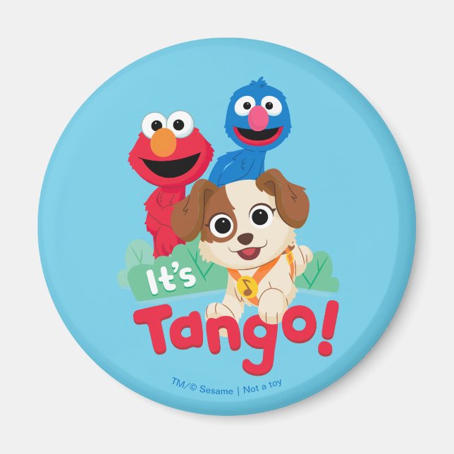 Íman Sesame Street | É Tango Com Elmo E Grover (Frente)