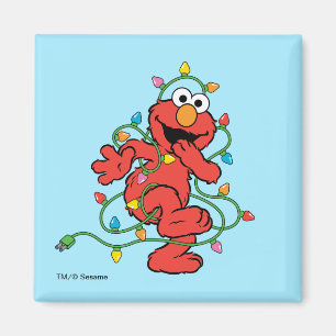 Íman Sesame Street Luzes de Natal do Elmo