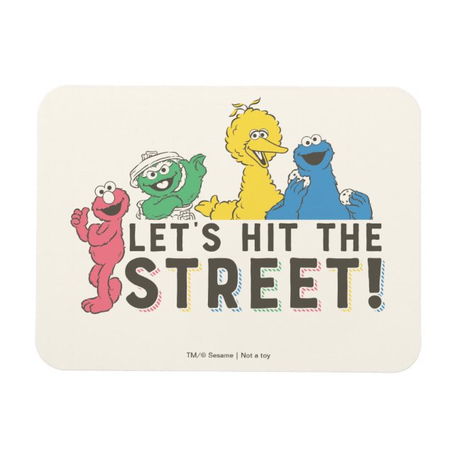 Íman Sesame Street | Vamos para a Rua! (Horizontal)