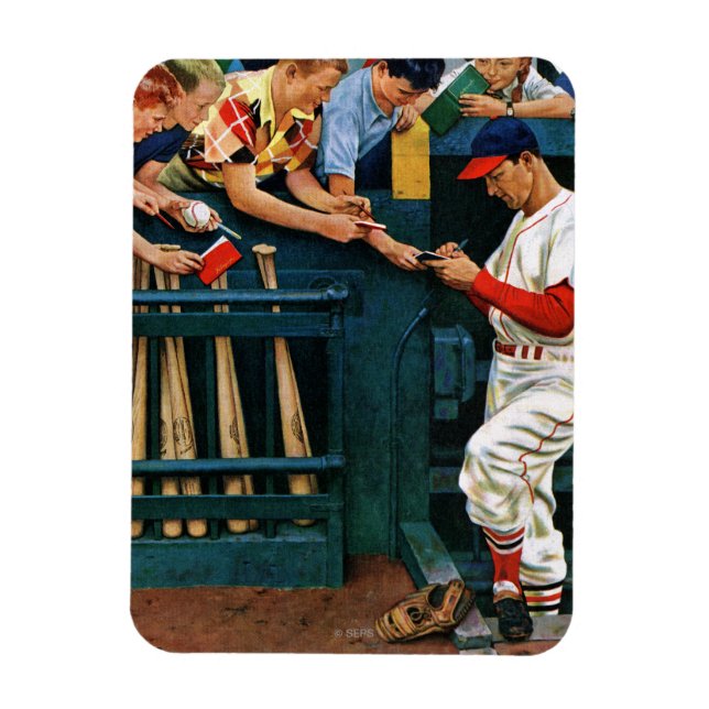 Íman Sessão Autografada (Vertical)