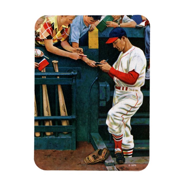 Íman Sessão Autografada (Vertical)