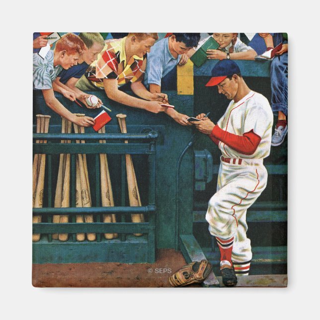 Íman Sessão Autografada (Frente)