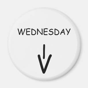 Íman Seta de quarta-feira Seta Redonda com o ímã branco
