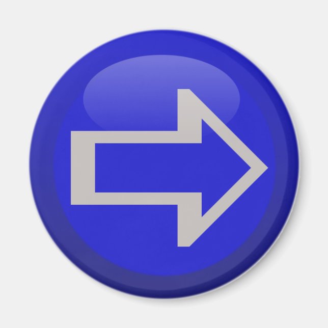 Íman Seta para a direita esquerda para cima para baixo (Frente)