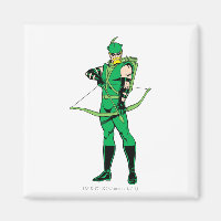 Seta Verde em Pé com Arco