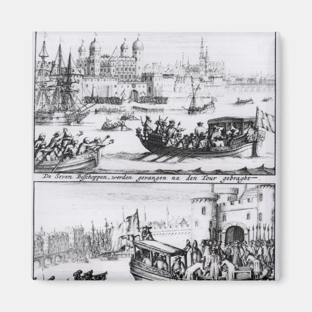 Íman Sete bispos vão para a torre, 1688 (Frente)