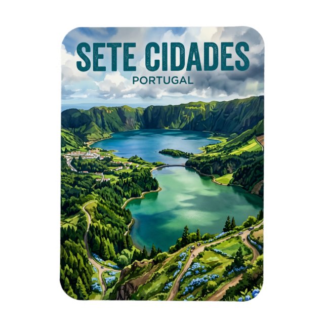 Íman Sete Cidades Portugal (Vertical)