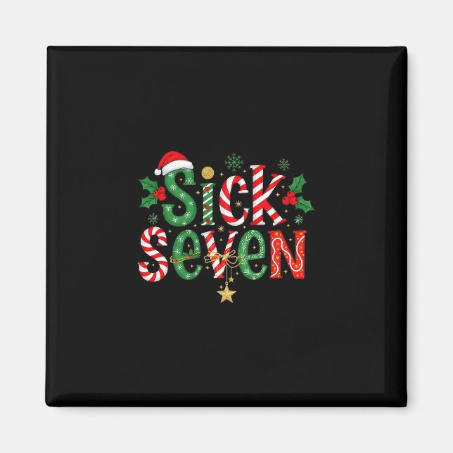 Íman Sete Doente Meme Engraçado 67 Seis Sete Natal Engr (Frente)
