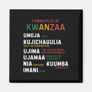 Íman Sete Princípios De Kwanzaa Happy Kwanzaa