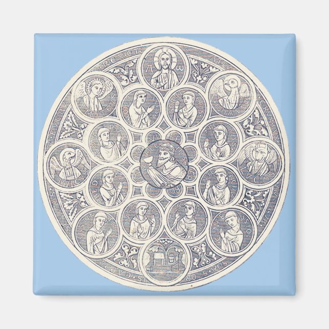 Íman Sete virtudes e Jesus Cristo (Frente)