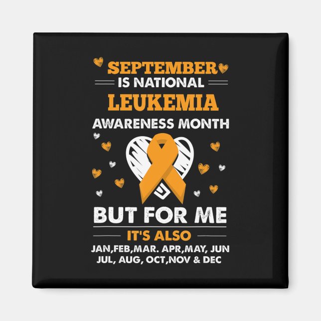 Íman Setembro é Mês de Consciência da Leucemia (Frente)