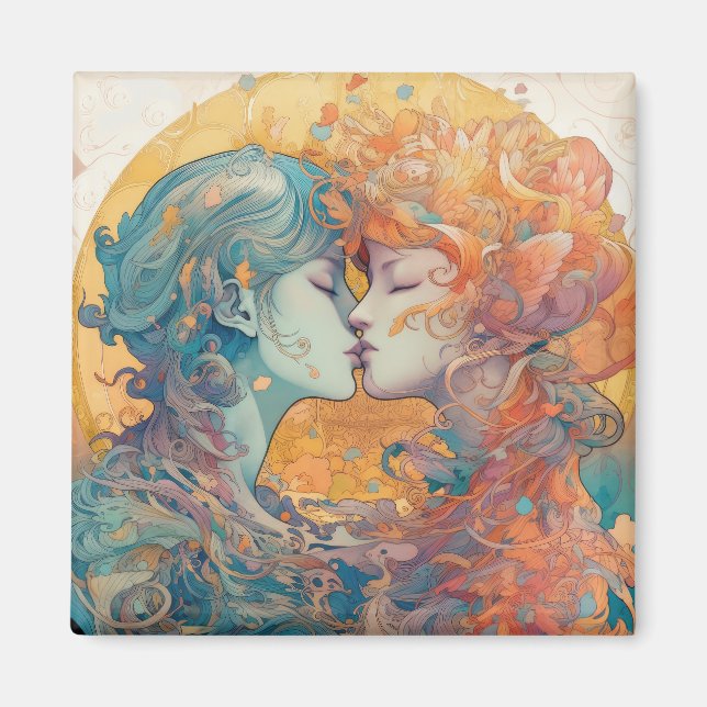 Íman Seu Amor, Seu Caminho | Estilo de Deco de Beijo Lé (Frente)