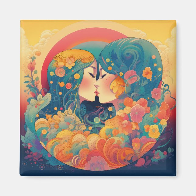 Íman Seu Amor, Seu Caminho | Estilo de Deco de Beijo Lé (Frente)