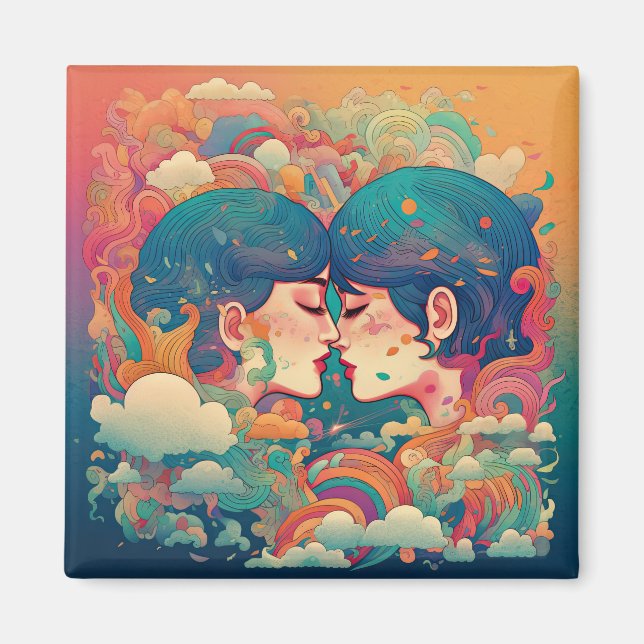 Íman Seu Amor, Seu Caminho | Estilo de Deco de Beijo Lé (Frente)