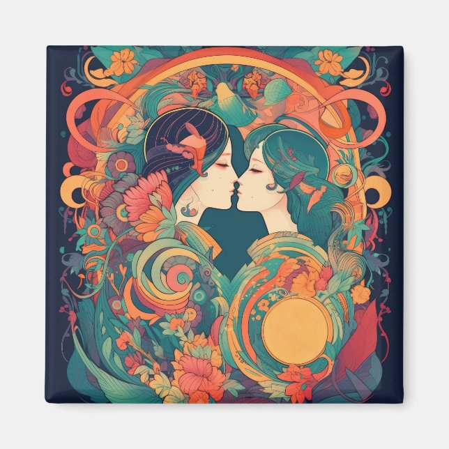 Íman Seu Amor, Seu Caminho | Estilo de Deco de Beijo Lé (Frente)